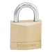 Masterlock Padlock Brass 30mm Steel Shackle Masterlock - UK Camping And Leisure