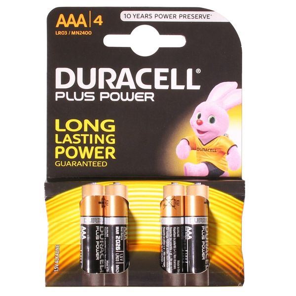 Duracell AAA Battery (x4) for Everyday Devices