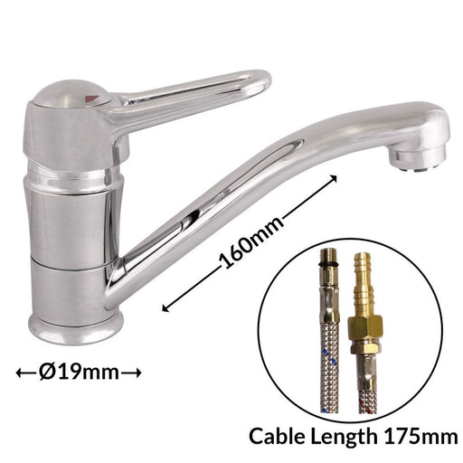 Nova Aravon Single Lever Mixer for Caravan/Motorhome Nova - UK Camping And Leisure