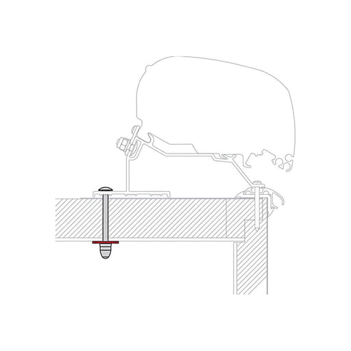 Fiamma Kit LMC For Adapter Caravan Roof Fiamma - UK Camping And Leisure