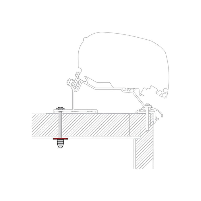 Fiamma Kit LMC For Adapter Caravan Roof Fiamma - UK Camping And Leisure