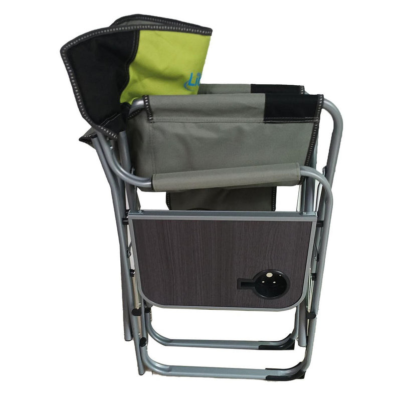 Liberty Lime Directors Chair with Side Table Camping Caravan Liberty - UK Camping And Leisure