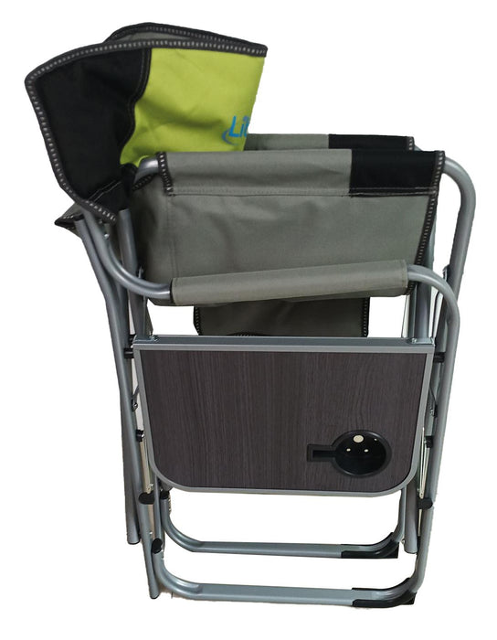 Liberty Lime Directors Chair with Side Table Camping Caravan Liberty - UK Camping And Leisure