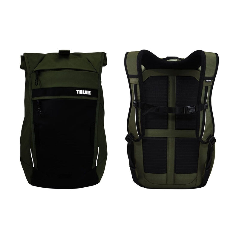 Thule Paramount Commuter Rucksack 18L Olivine Green Cycling Backpack Thule - UK Camping And Leisure