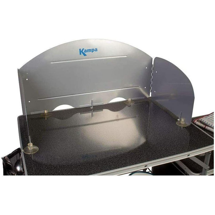 Kampa Universal Fit Aluminium Camping Stove Gas Cooker Windshield Kampa - UK Camping And Leisure