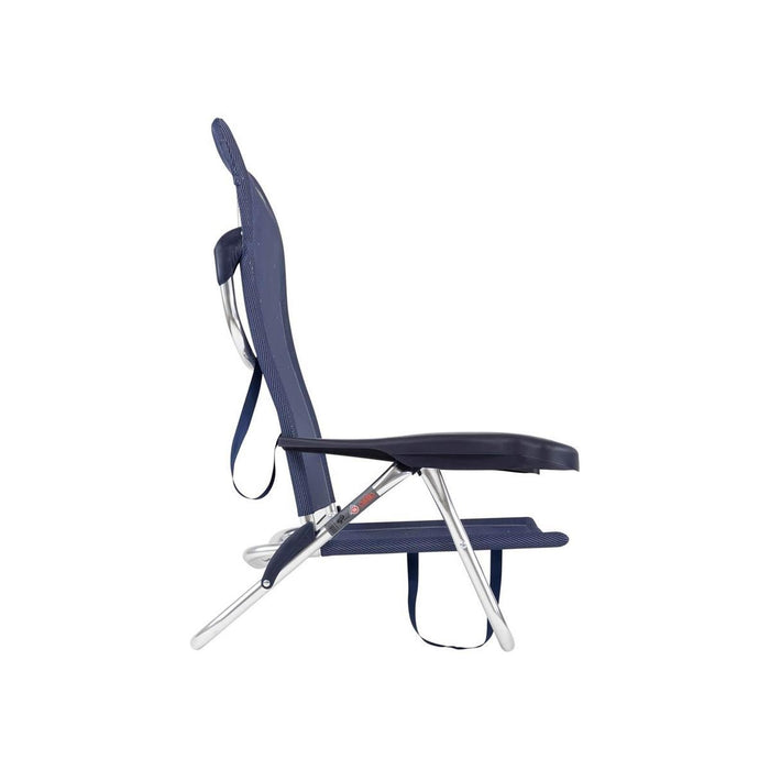 Crespo Beach Chair AL/221 Dark Blue Crespo - UK Camping And Leisure