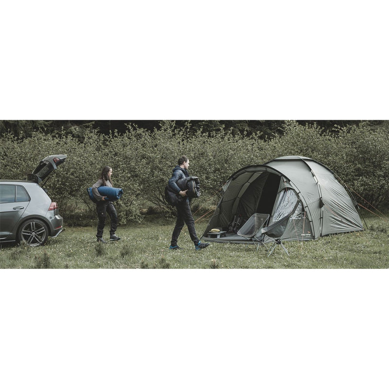 Easy Camp Kinn 4 Pole Tent Green 4 Person Easy Camp - UK Camping And Leisure