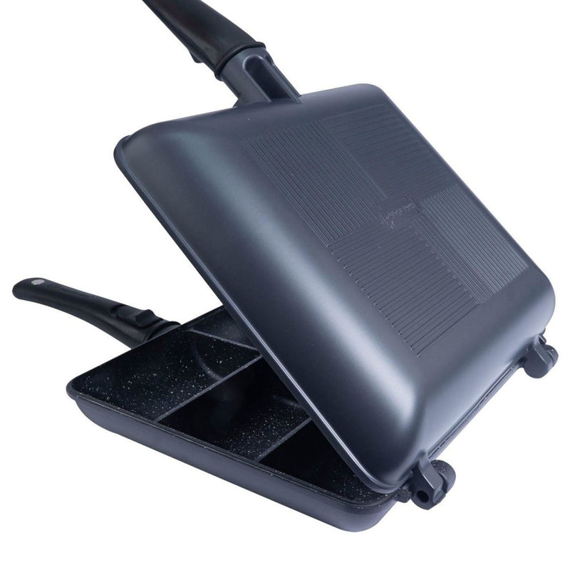 Ridgemonkey Cooking Pan Connect Combi & Steamer XXL Granite Fishing Camping RidgeMonkey - UK Camping And Leisure