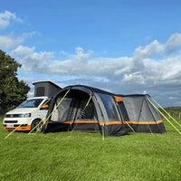 Olpro Cocoon Breeze Awning Extension Charcoal & Orange