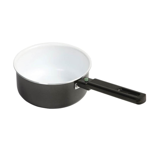 Bo-Camp Sauce Pan Sprint Removable Handle Blk/White Dia 16cm Bo-Camp - UK Camping And Leisure