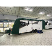 Caravan cover max (Xlarge , 570 - 630 cm) green 4345G8 Quest - UK Camping And Leisure
