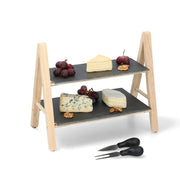 2 Tier Food Serving Tray Alpina - UK Camping And Leisure