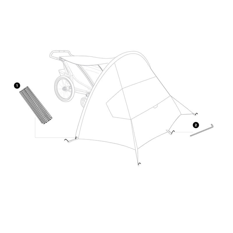 Thule Tent Peg - Lightweight and Durable