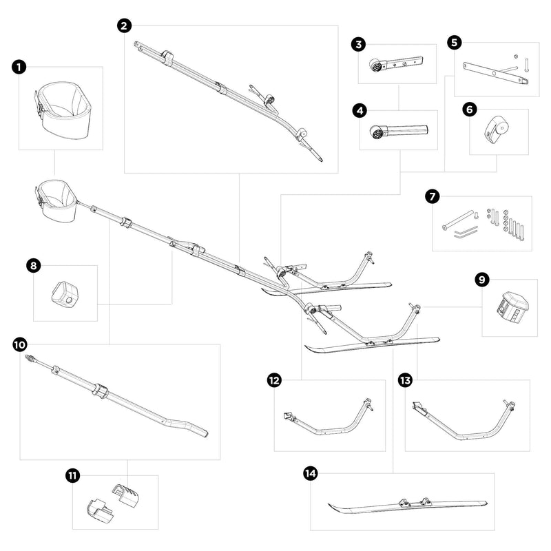 Thule Spares End Cap Square Profile - 1500055501