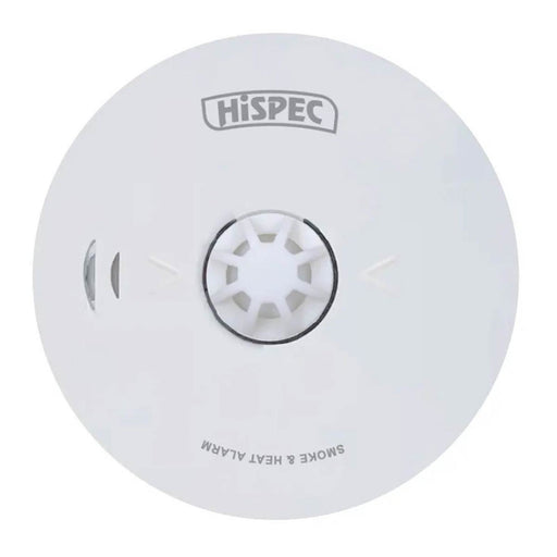 HiSpec 10 Year Optical Smoke and Heat Alarm with Lithium Battery HiSpec - UK Camping And Leisure