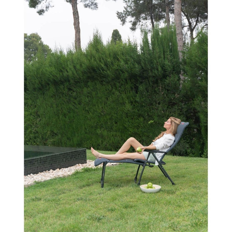 Crespo Footrest RP/215 Air Deluxe Grey Crespo - UK Camping And Leisure