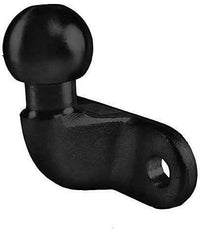 Towball Black Standard 50mm Heavy Duty E Approved Hitch Head Tow 90mm Fixings