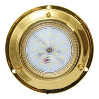 AAA 12V Brass Dome Light Natural White LED 106mm 3" Dome