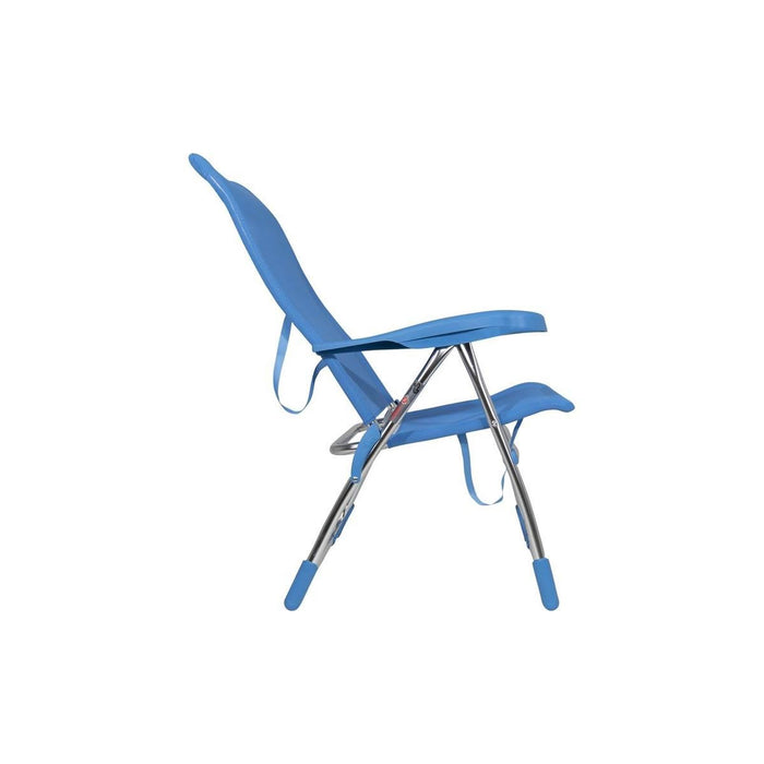 Crespo Beach Chair AL/206 Blue Crespo - UK Camping And Leisure