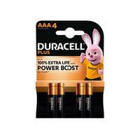 Duracell AAA Cell Plus with Power Boost Batteries (Pack 4)
