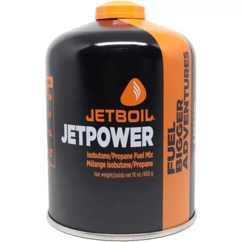 Jetboil JetPower Butane Gas Fuel 450g Canister Jetboil - UK Camping And Leisure