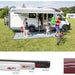 Fiamma Polar White F45S 300 Awning Bordeaux Fabric Fiamma - UK Camping And Leisure