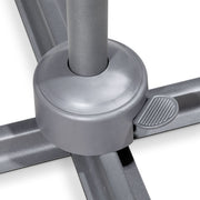 Dellonda Cantilever Parasol with 360 Rotation, Tilt & Cover 3m - Grey Dellonda - UK Camping And Leisure