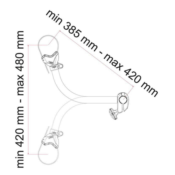 Fiamma Bike-Block Pro S 3 Aluminium (08831B01-) Fiamma - UK Camping And Leisure