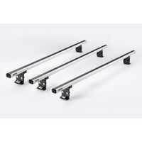 Summit Commercial 3 x Aluminium Fixed Point Roof Bars Rack 1.5m SULC-004
