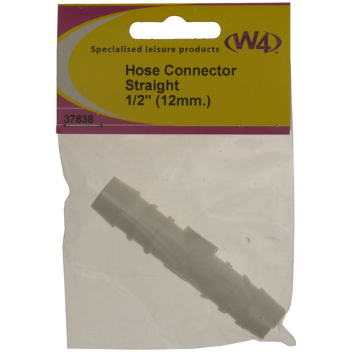 MDS1203 W4 Straight Hose connector 1/2in 12mm 37838 W4 - UK Camping And Leisure