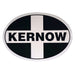 W4 Large Oval Kernow Sticker W4 - UK Camping And Leisure