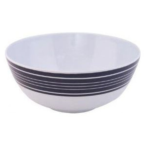 Navy Pinstripe Salad Bowl NPS311 UK Camping And Leisure - UK Camping And Leisure