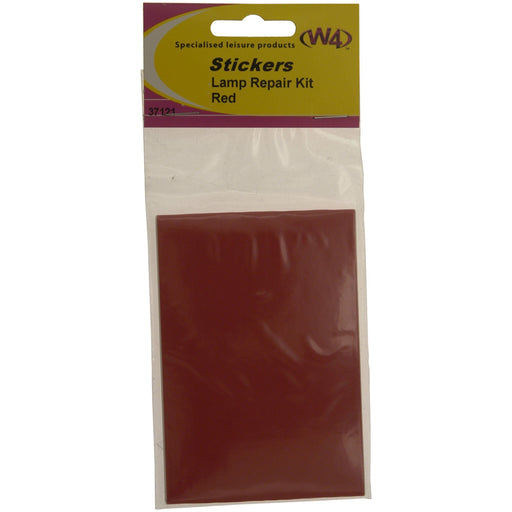MDS1203 W4 Red Lamp Repair Sticker 37121 W4 - UK Camping And Leisure