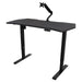 Dellonda Carbon Electric Height Adjustable Standing Desk 1400 x 700mm Dellonda - UK Camping And Leisure