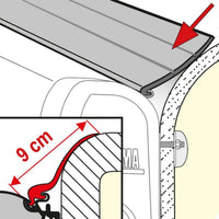 Fiamma Rain Guard L: Long lasting Awning Rain Guard Roll