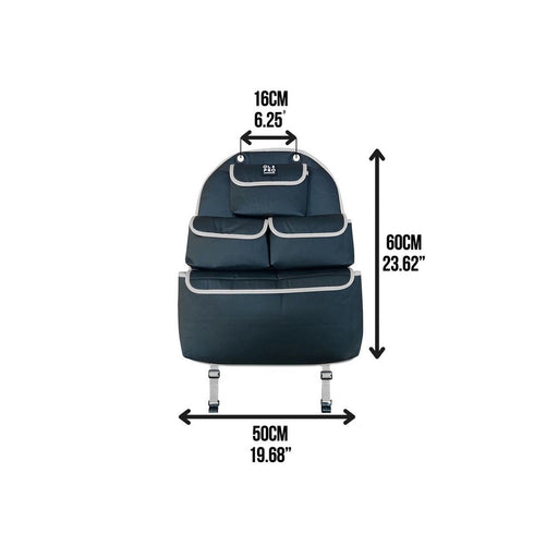 Olpro Rear Single Seat Storage Organiser - Grey - View 2