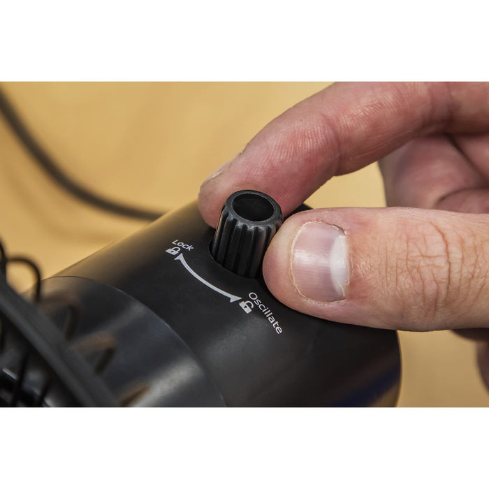 Sealey 150mm 6" 3 Speed Oscillating Desk Fan Home Office Portable USB or Battery Sealey - UK Camping And Leisure