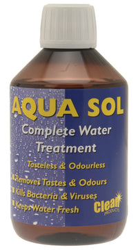 Aqua Sol Complete Water Treatment & purifying solution. 300ml Bottle.