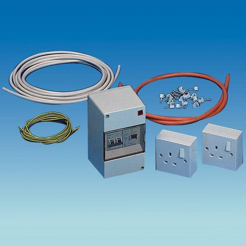 240V Mains Electric Hook Up Installation Kit T2 T4 T5 Van Campervan PO100 Powerpart - UK Camping And Leisure
