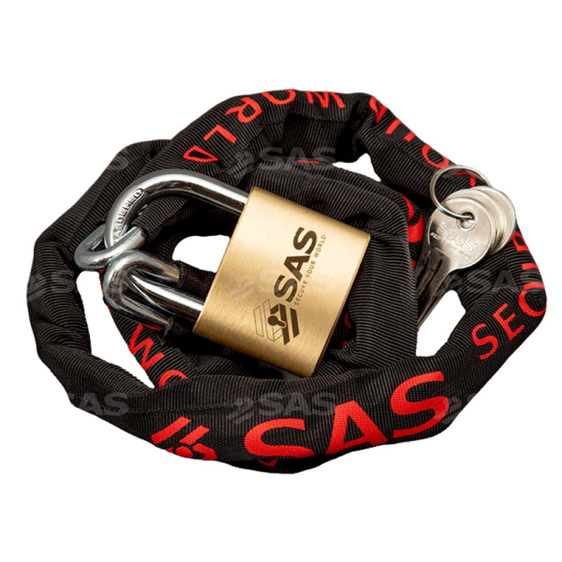 SAS MULTI-PURPOSE 1000x6mm Chain and UB50 Padlock SAS - UK Camping And Leisure