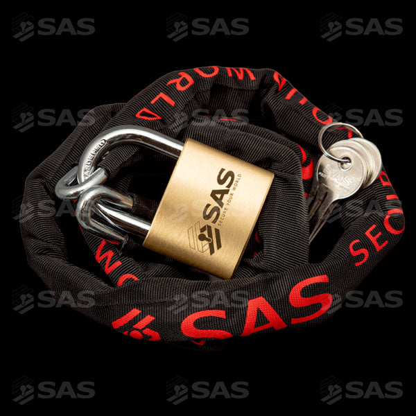 SAS MULTI-PURPOSE 1000x6mm Chain and UB50 Padlock SAS - UK Camping And Leisure
