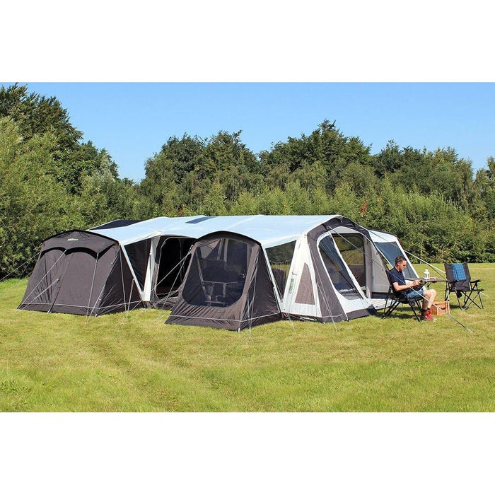 Outdoor Revolution Ozone 8.0 Safari Lodge Six (+6) Berth Family Air Tent with Two Side Annexes Outdoor Revolution - UK Camping And Leisure