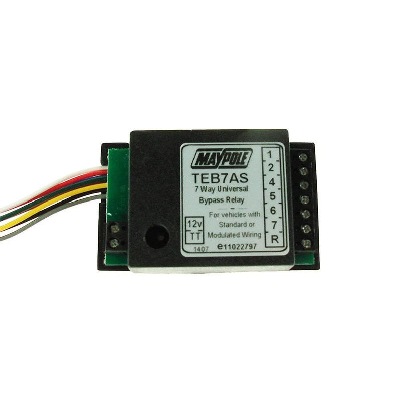 7 Way Towing Bypass Relay With Buzzer, 24V to 12V - 15A - Maypole Tow MP3879B - View 2