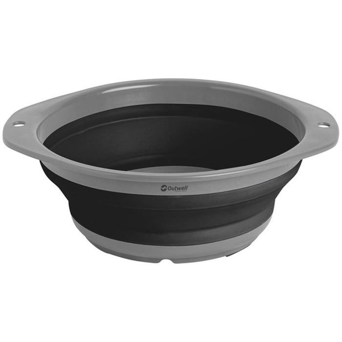 Collaps Bowl Large Black: Collapsible and Durable Camping Bowl for Outdoor Adve