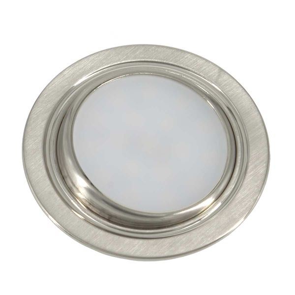 Dimatec Recessed 1.5W Swivel 18 LED Spot (Matt Nickel / 68mm Dia)