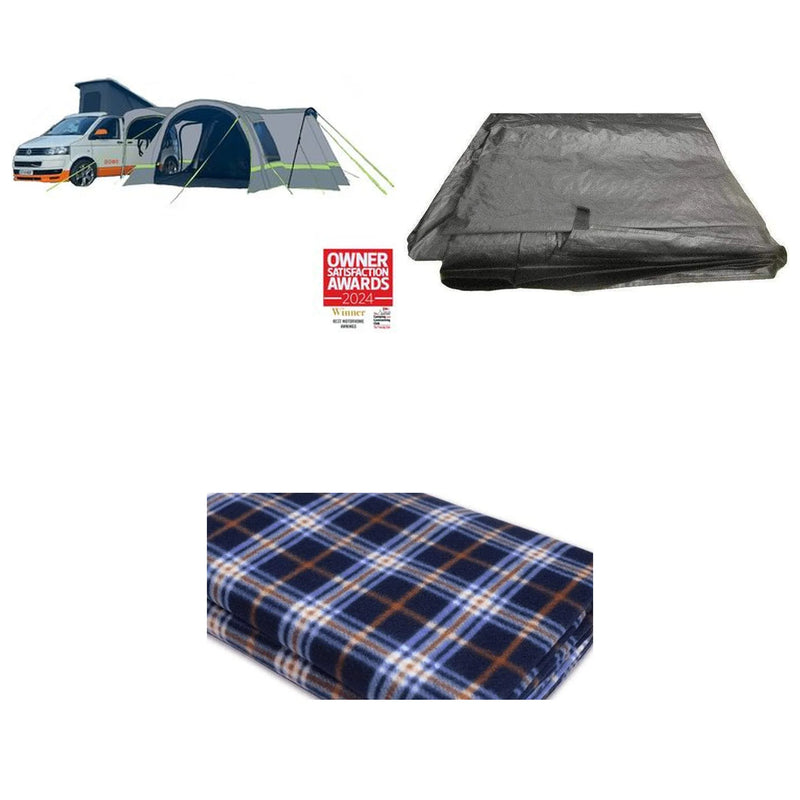 Olpro Cocoon Breeze V2 Campervan Awning Lime + Cocoon/ California Breeze Bundle