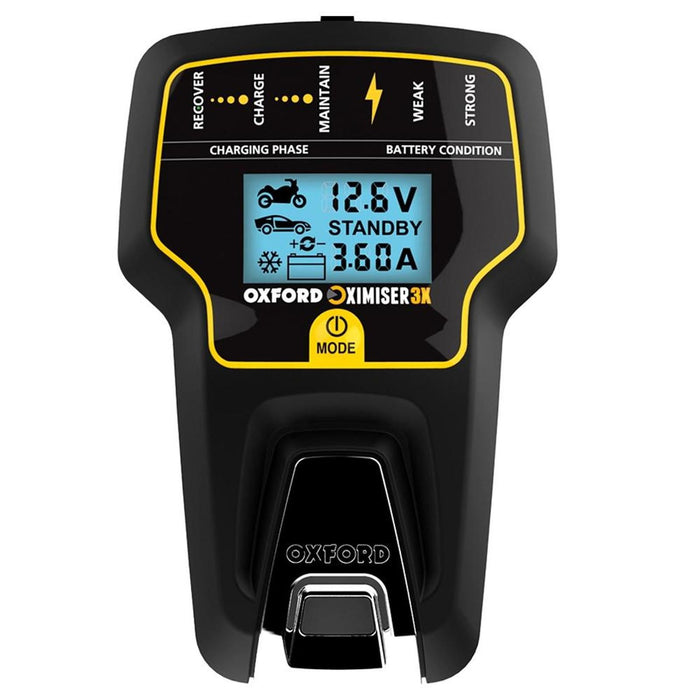 Oximiser 3X Advanced Battery Charger Oxford - UK Camping And Leisure