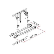 Fiamma Carry-Bike Dj Deep Black Rear Mounted Bike Carrier - Image 2 of 2 | UK Camping and Leisure
