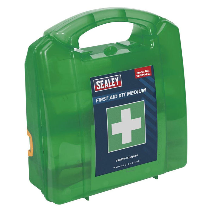 Sealey First Aid Kit Medium BS 8599-1 Compliant SFA01M Sealey - UK Camping And Leisure