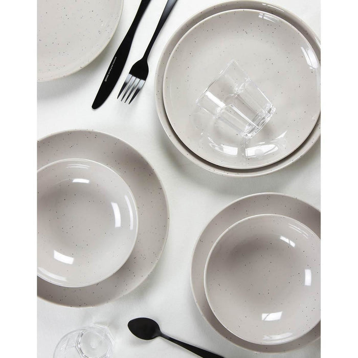 Gimex Cutlery Black 16 Pieces Gimex - UK Camping And Leisure